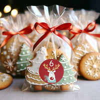 Autocollants scandinaves pour le compte à rebours de Noël