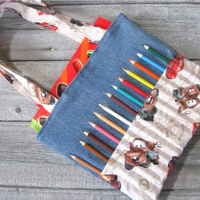 Tutoriel PDF Sac à coloriage pour enfant - Patron de couture téléchargeable