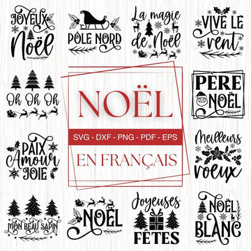 French Christmas SVG
