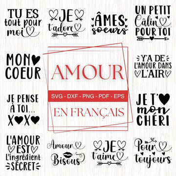 French Love SVG