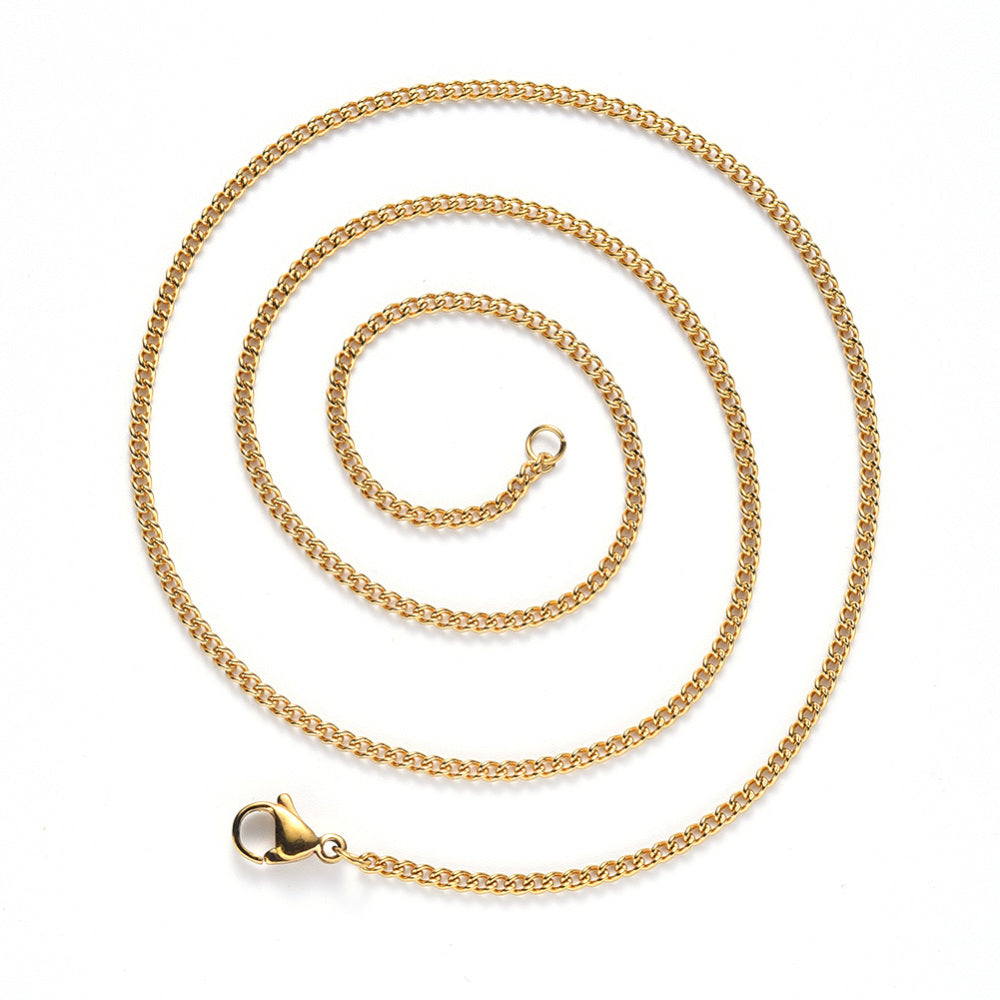 Chaîne pour collier en acier inoxydable