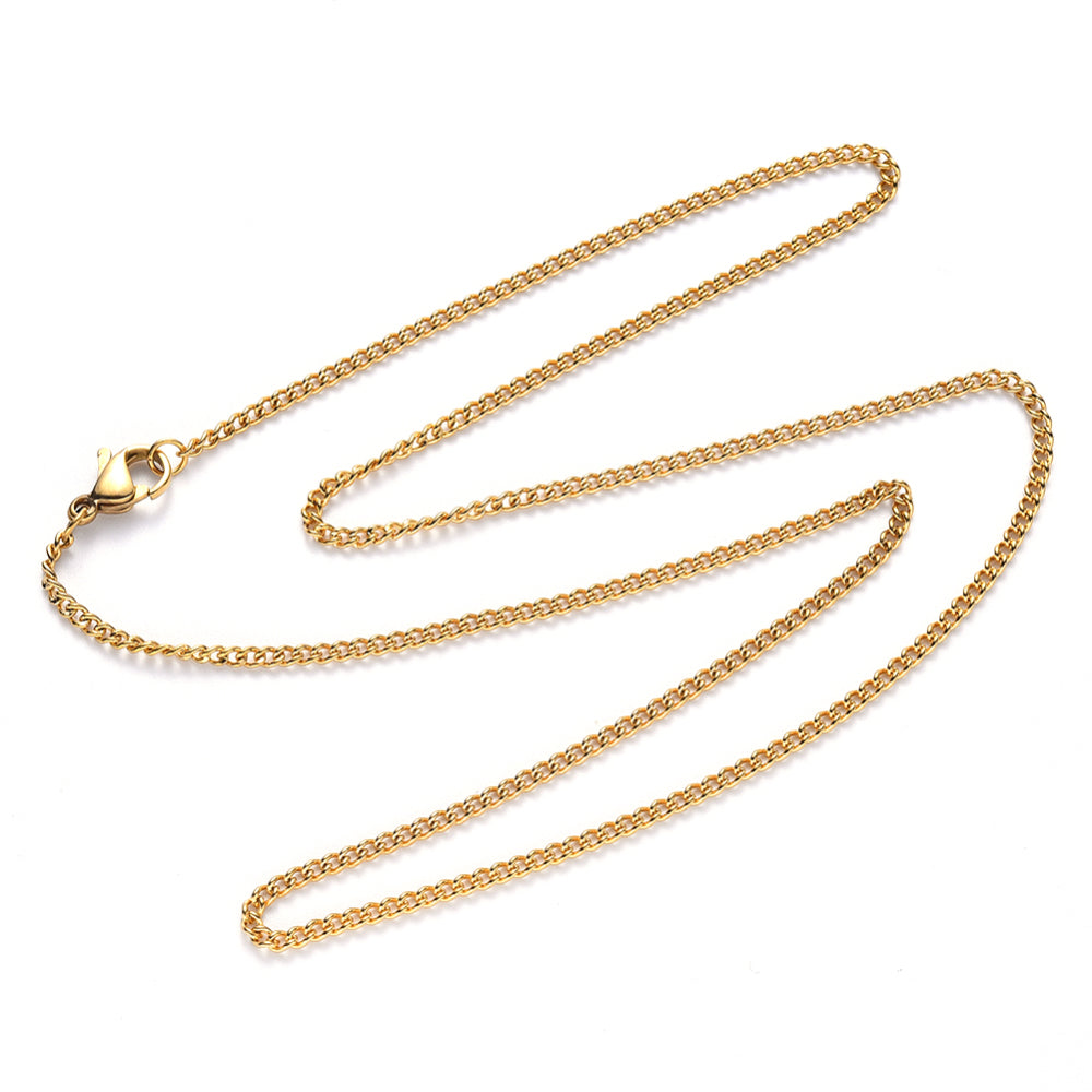 Chaîne pour collier en acier inoxydable
