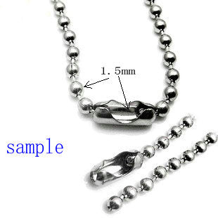 5 meters (16.4 feet) Stainless Steel Ball Chain