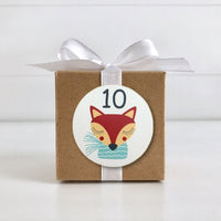 Autocollants scandinaves pour le compte à rebours de Noël