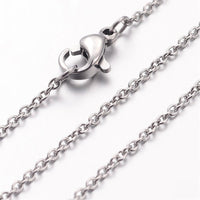 Chaîne pour collier en acier inoxydable