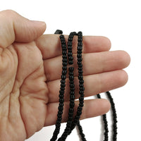 3mm tiny coconut beads - Five colors available
