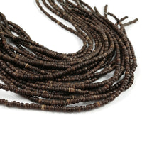 3mm tiny coconut beads - Five colors available