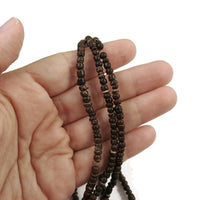 3mm tiny coconut beads - Five colors available