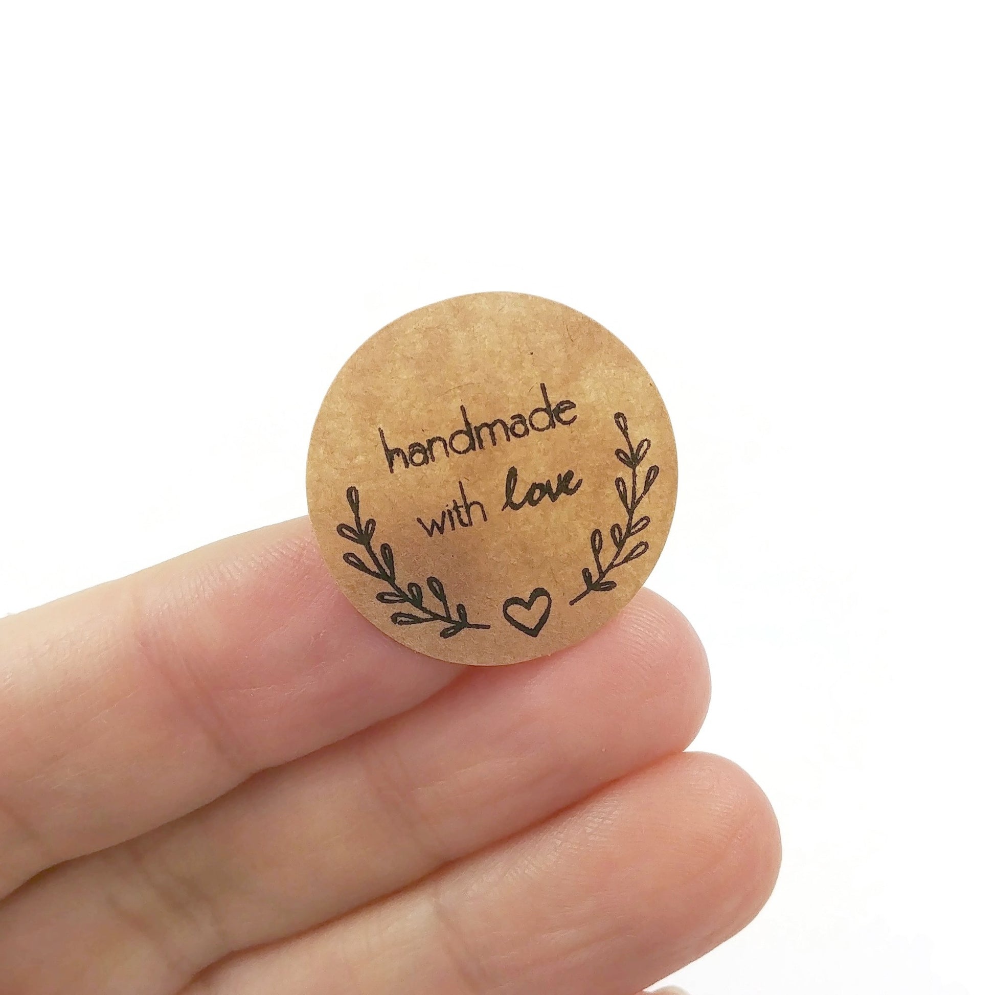 50 Handmade with love stickers