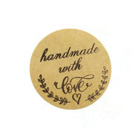 50 Handmade with love stickers
