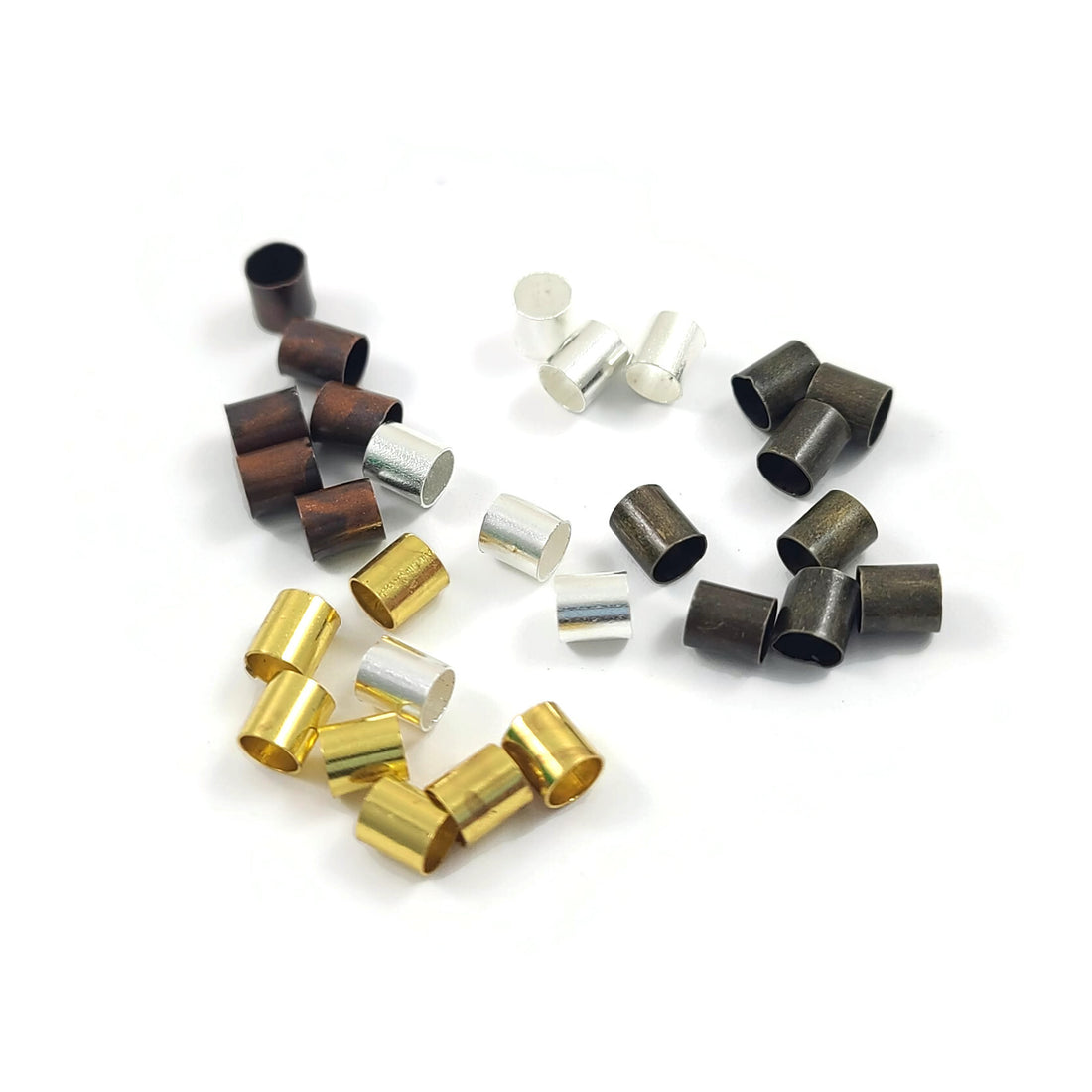50 crimp tube beads - 3 sizes available