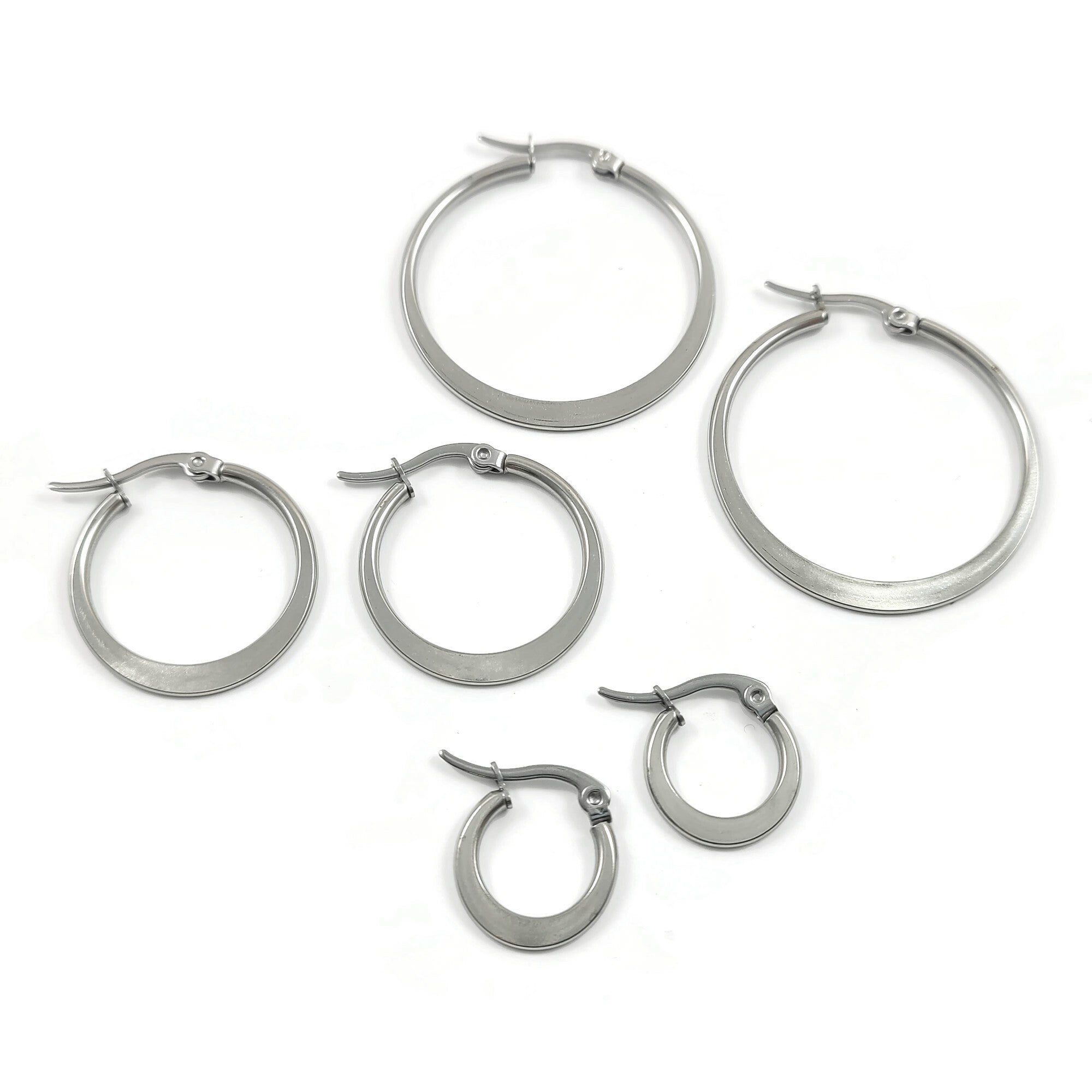 Anneaux en acier inoxydable 15 ou 25mm