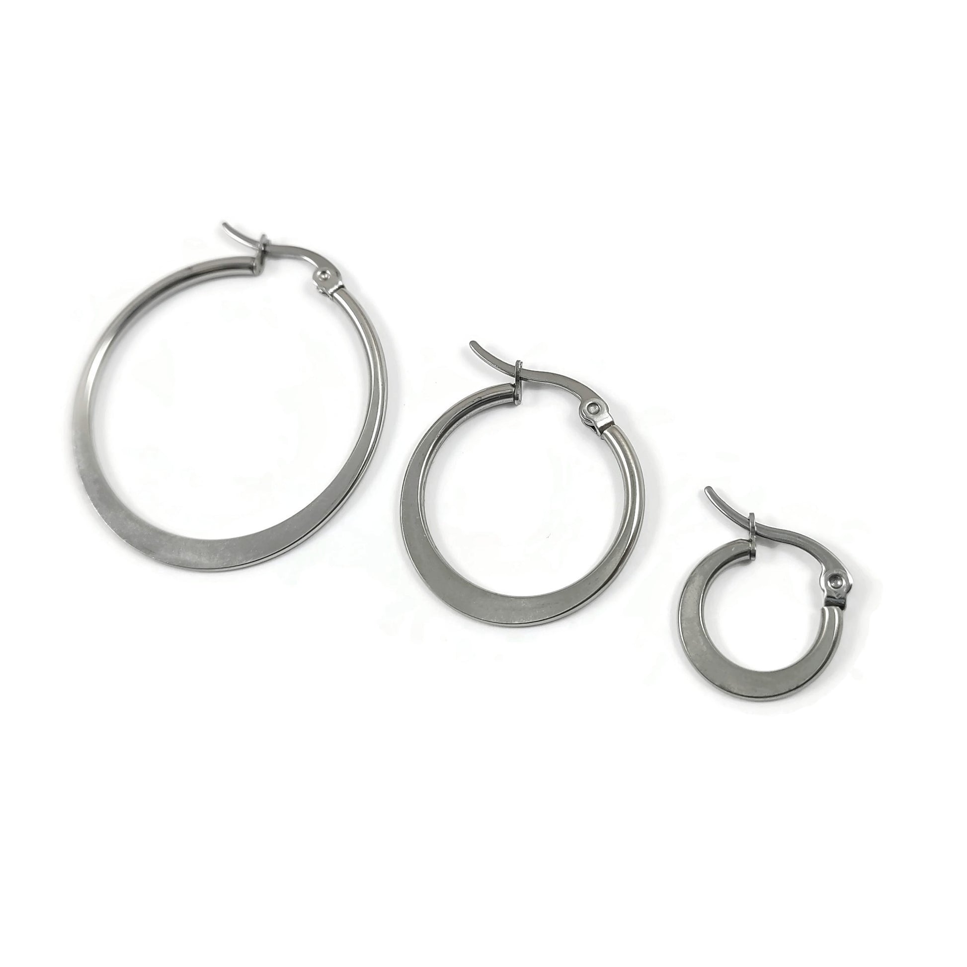 Anneaux en acier inoxydable 15 ou 25mm