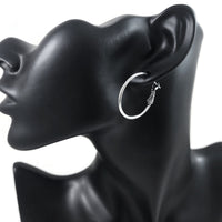 2 Stainless steel hoops - Nickel free, lead free and cadmium free earwire