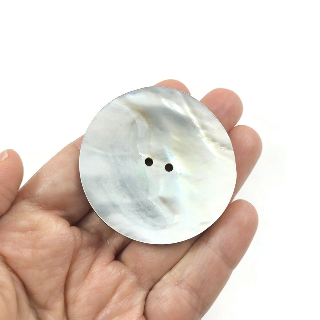 2 inches big mother of pearl shell button 5cm