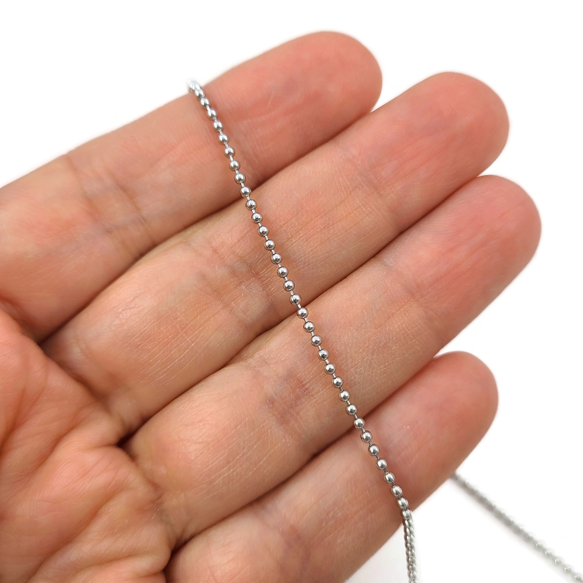 5 meters (16.4 feet) Stainless Steel Ball Chain