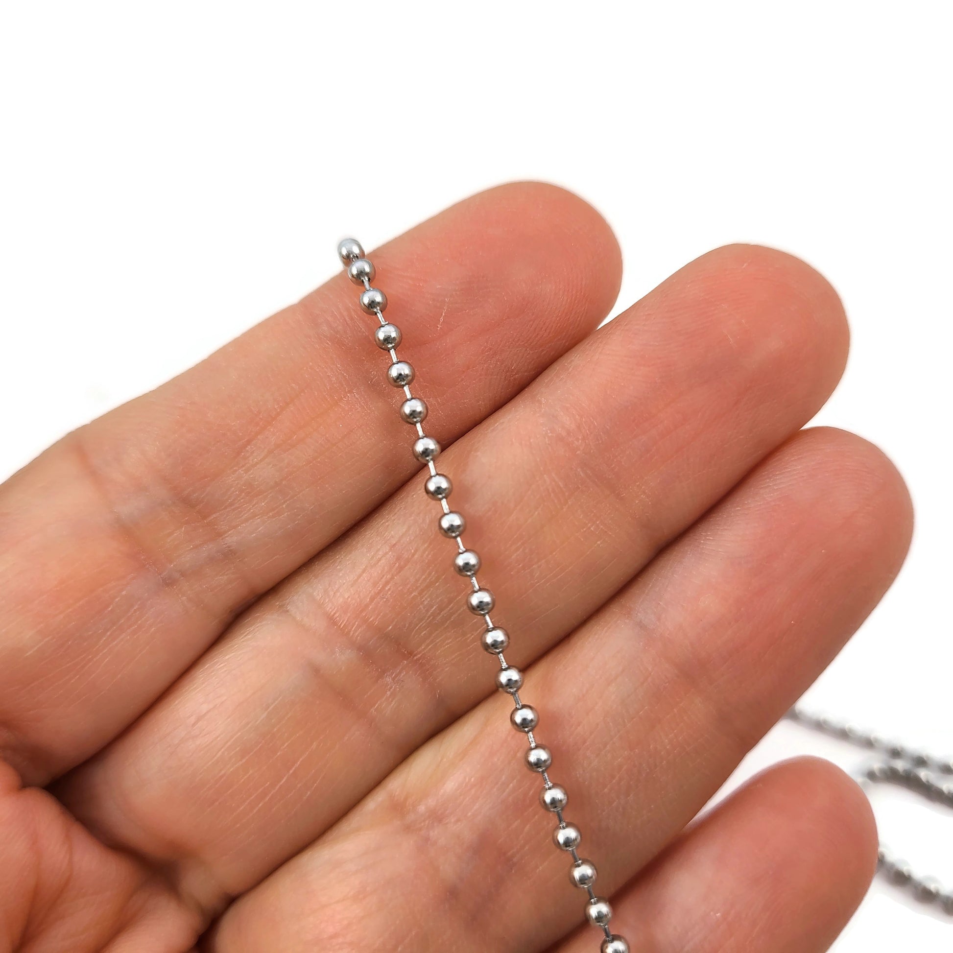 5 meters (16.4 feet) Stainless Steel Ball Chain