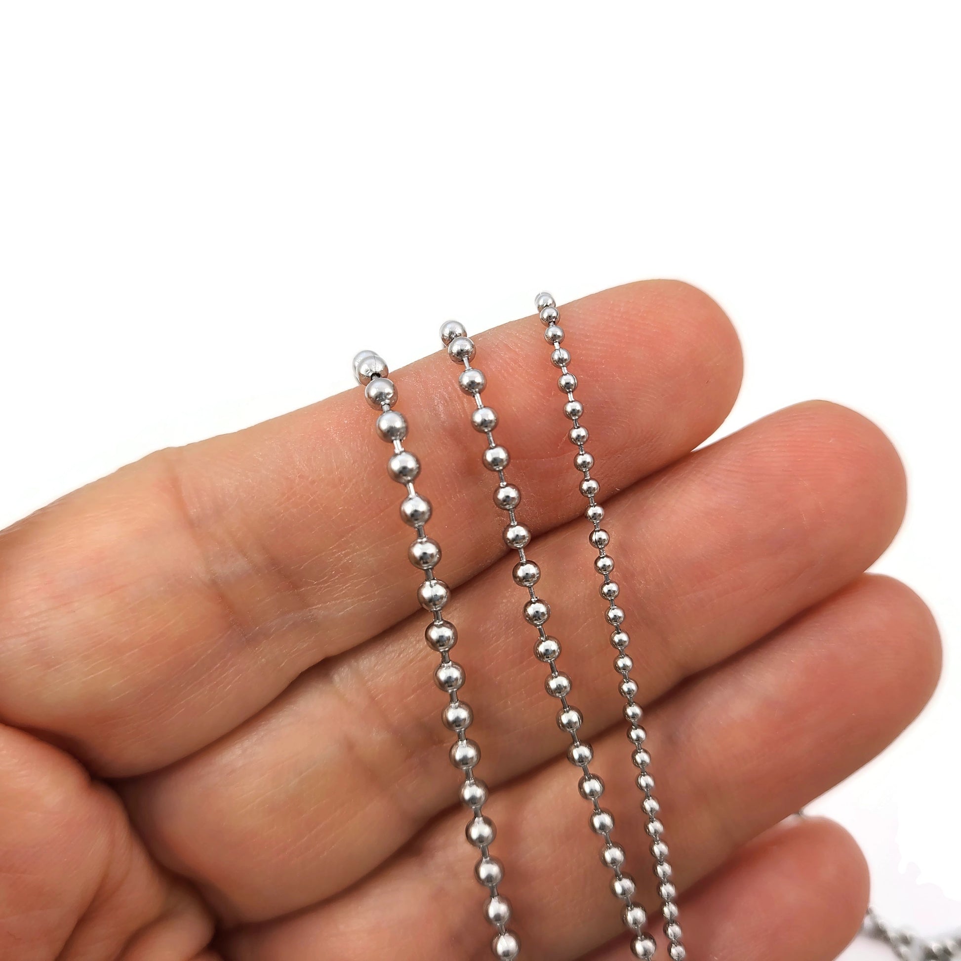 5 meters (16.4 feet) Stainless Steel Ball Chain