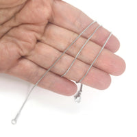 1 Stainless steel snake chain necklace