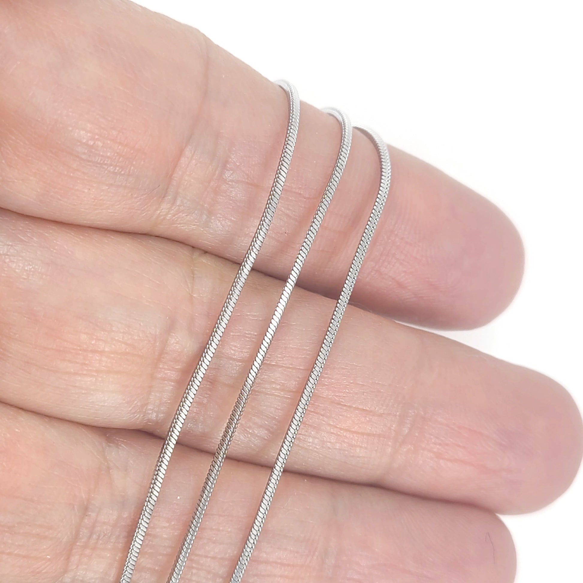 1 Stainless steel snake chain necklace