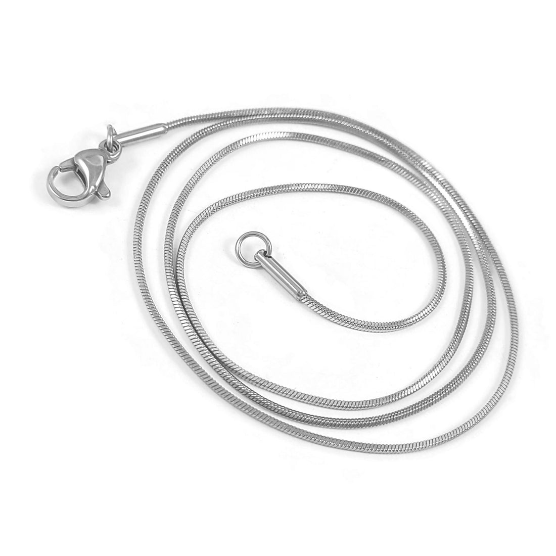 1 Stainless steel snake chain necklace