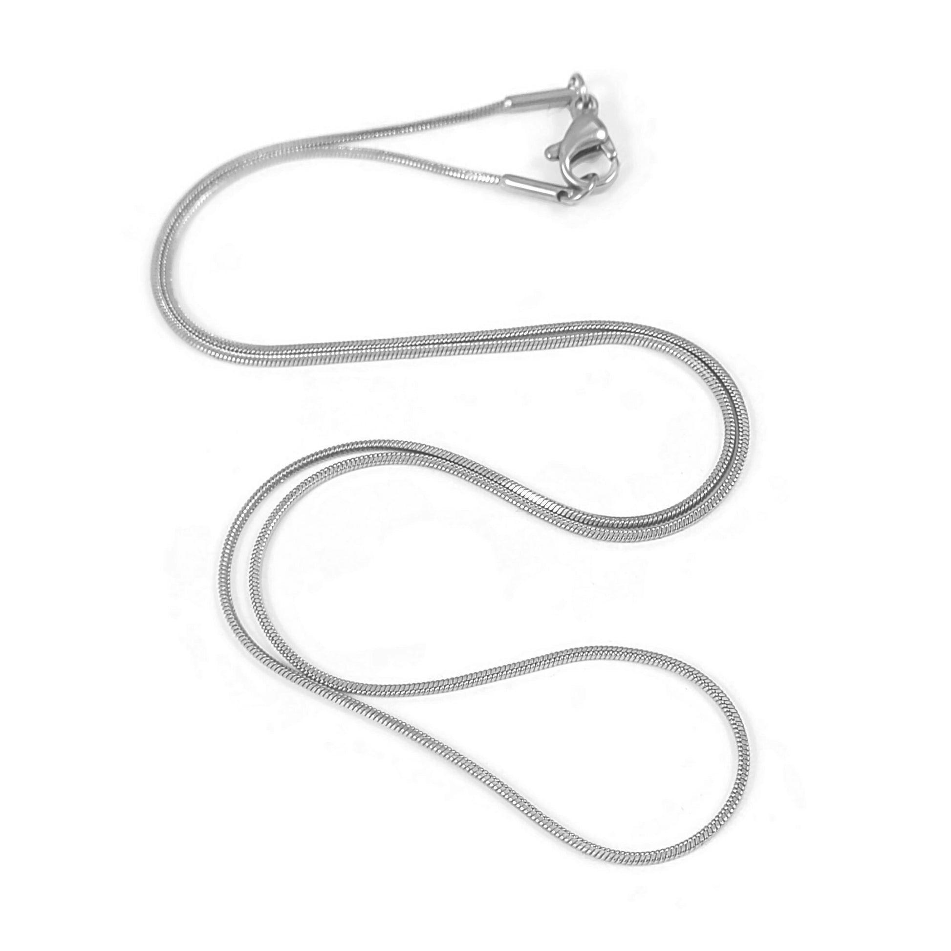 1 Stainless steel snake chain necklace