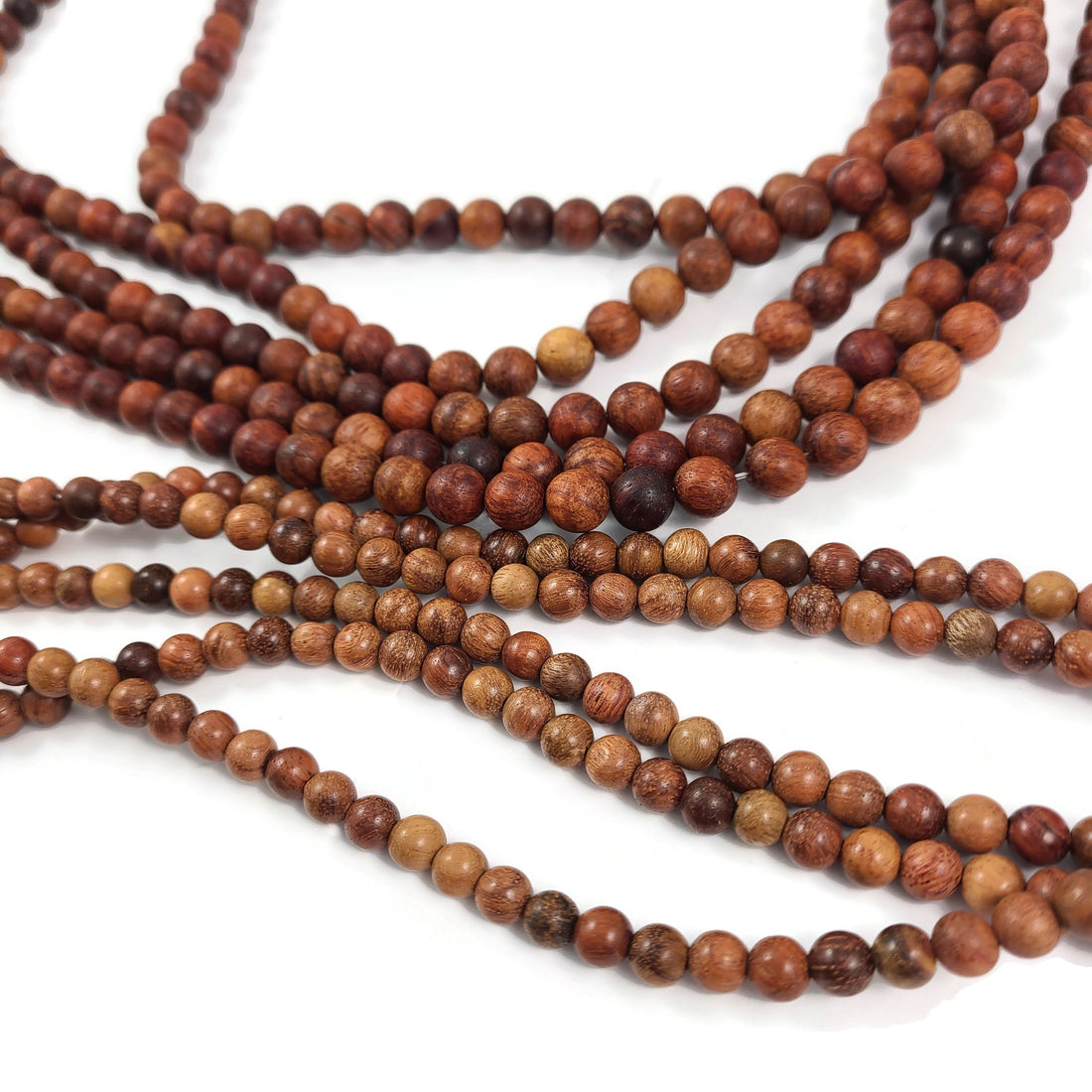 Burmese Rosewood Beads