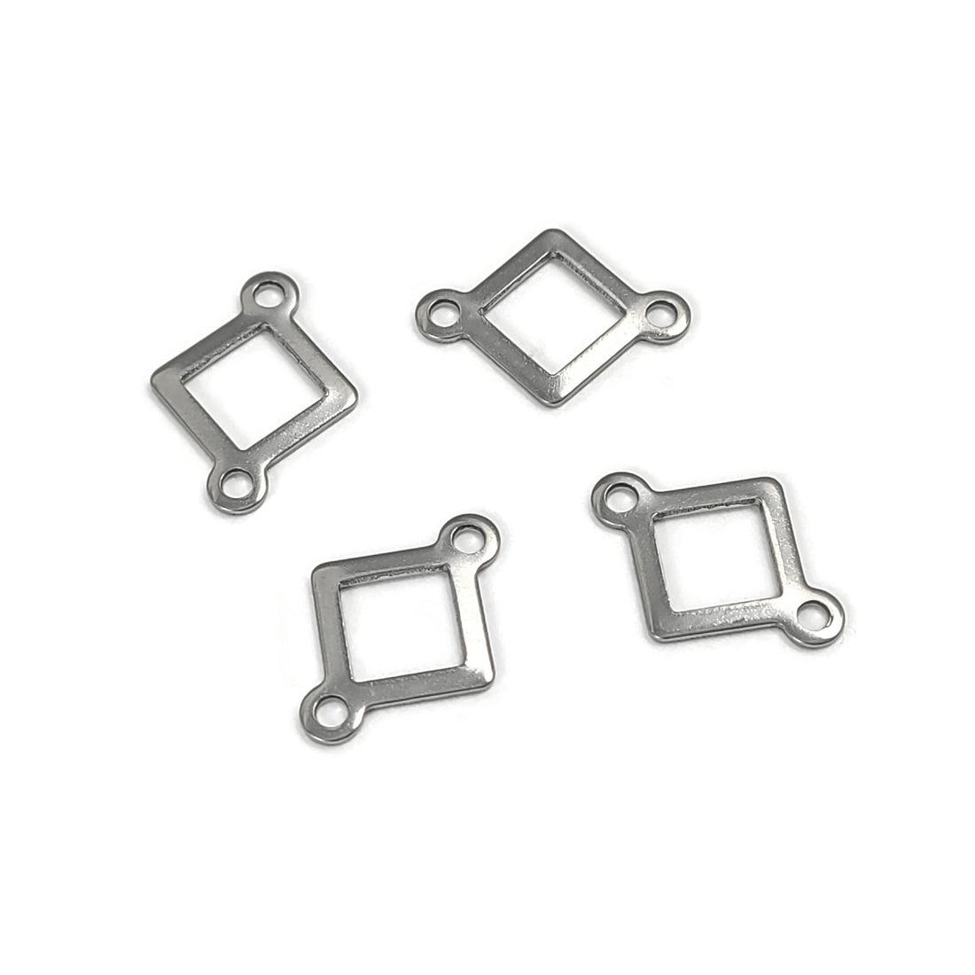 Connecteurs carrés en acier inoxydable 12 x 16mm