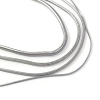 1 Stainless steel snake chain necklace