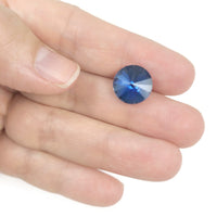 10 strass pointus, Cabochons style diamant en verre, 12mm