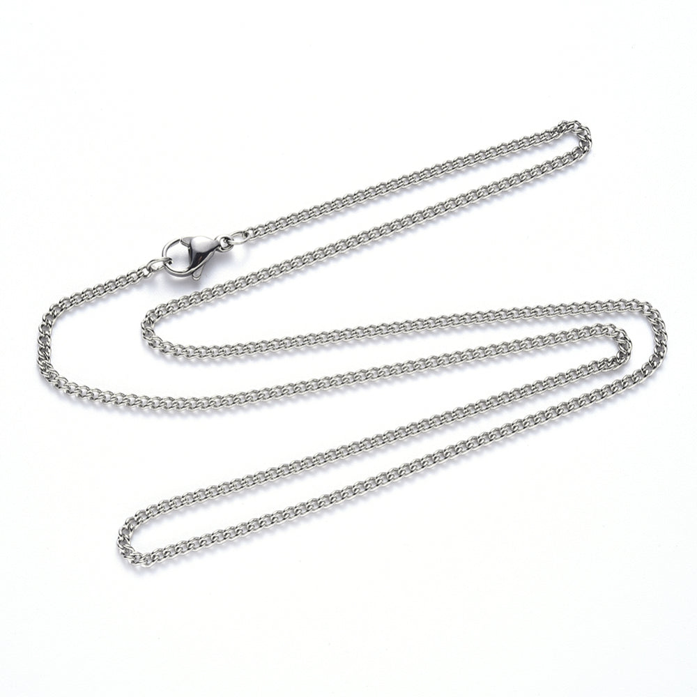 Chaîne pour collier en acier inoxydable