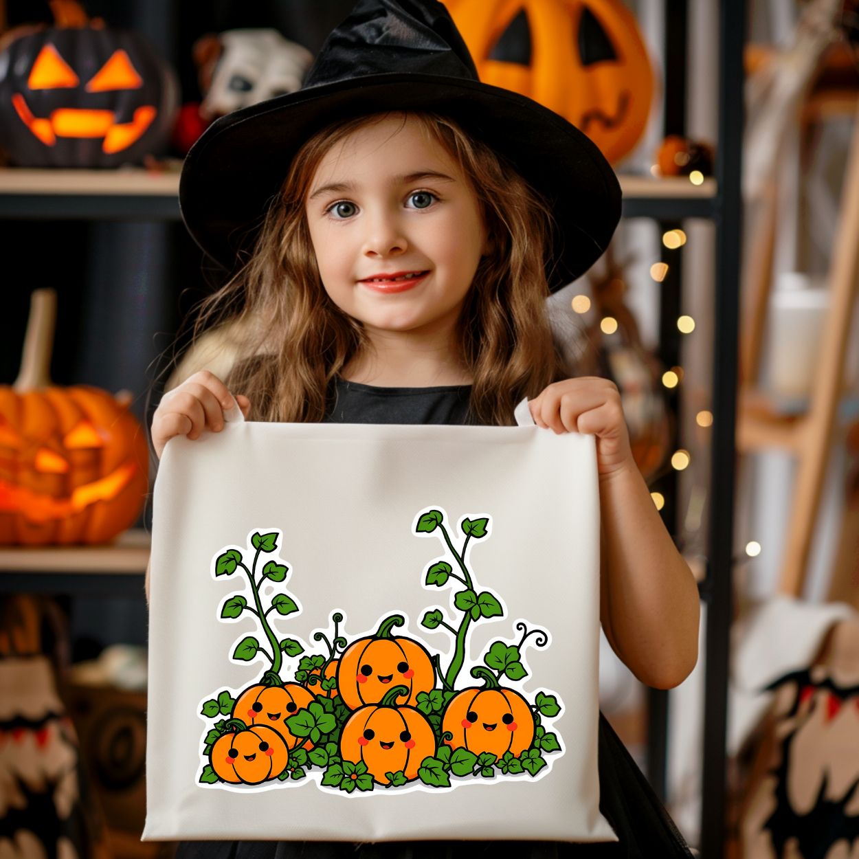 Cute Halloween 12 PNG Sticker Bundle