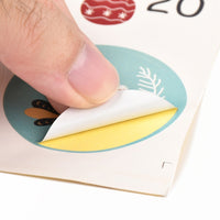 Autocollants scandinaves pour le compte à rebours de Noël