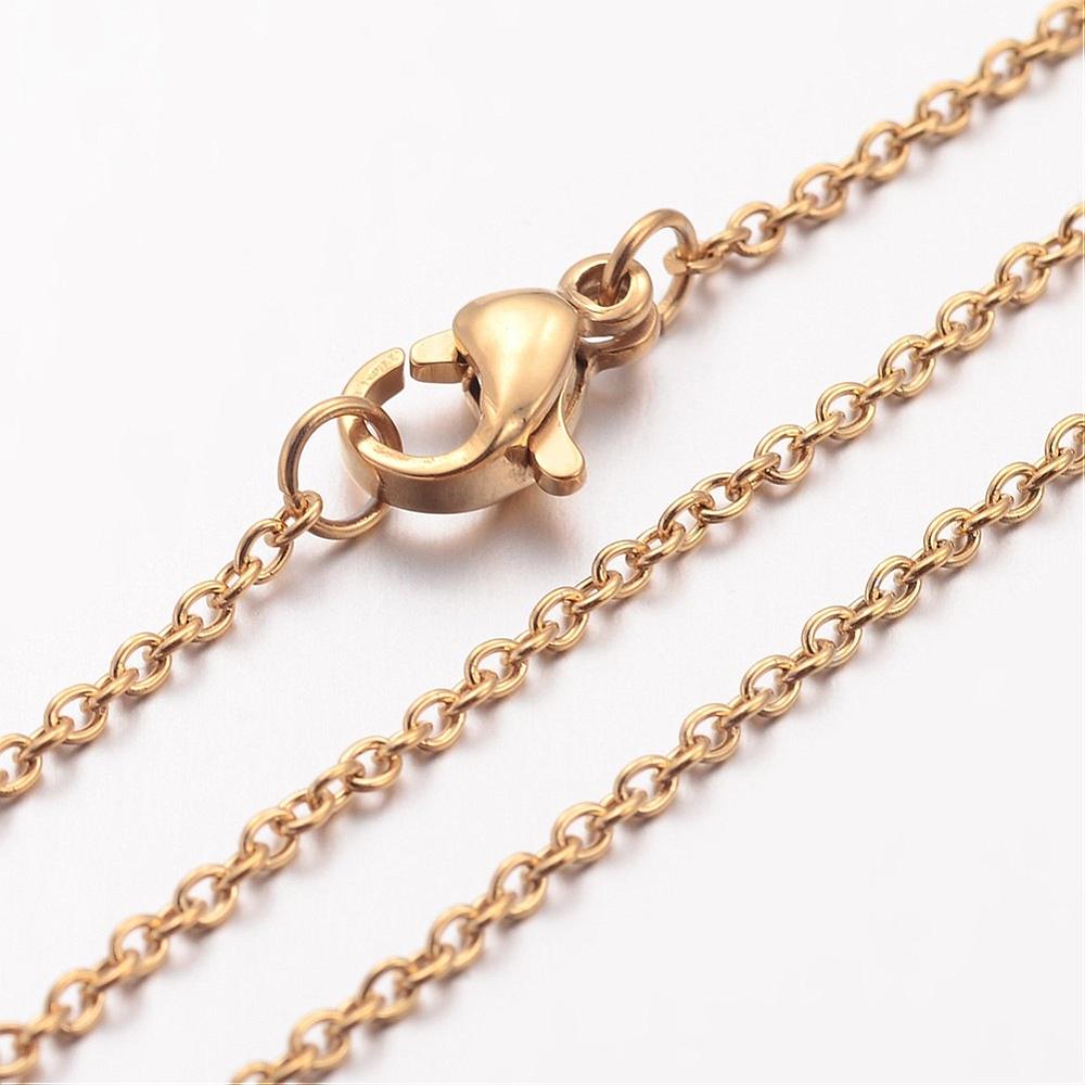 Chaîne pour collier en acier inoxydable