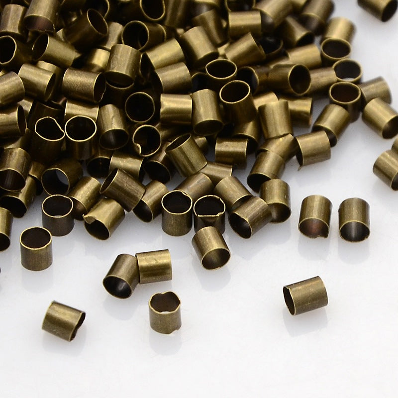 50 crimp tube beads - 3 sizes available