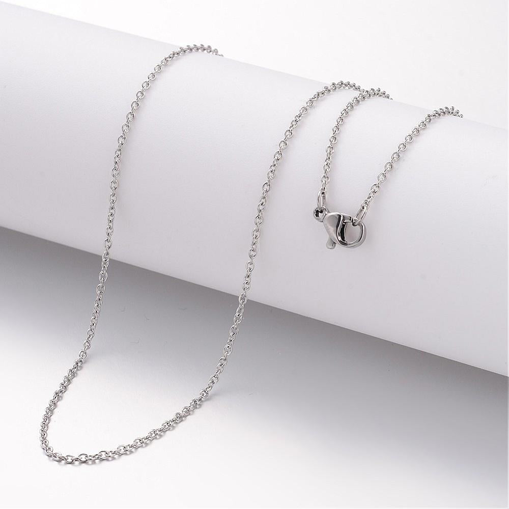 Chaîne pour collier en acier inoxydable