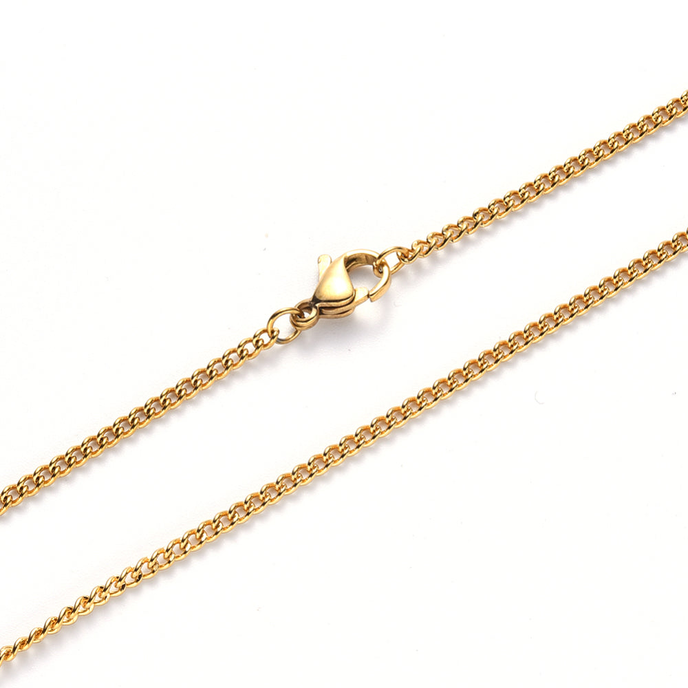 Chaîne pour collier en acier inoxydable