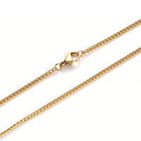 Chaîne pour collier en acier inoxydable