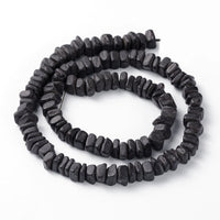 7mm Square Cut Coconut Wood Beads