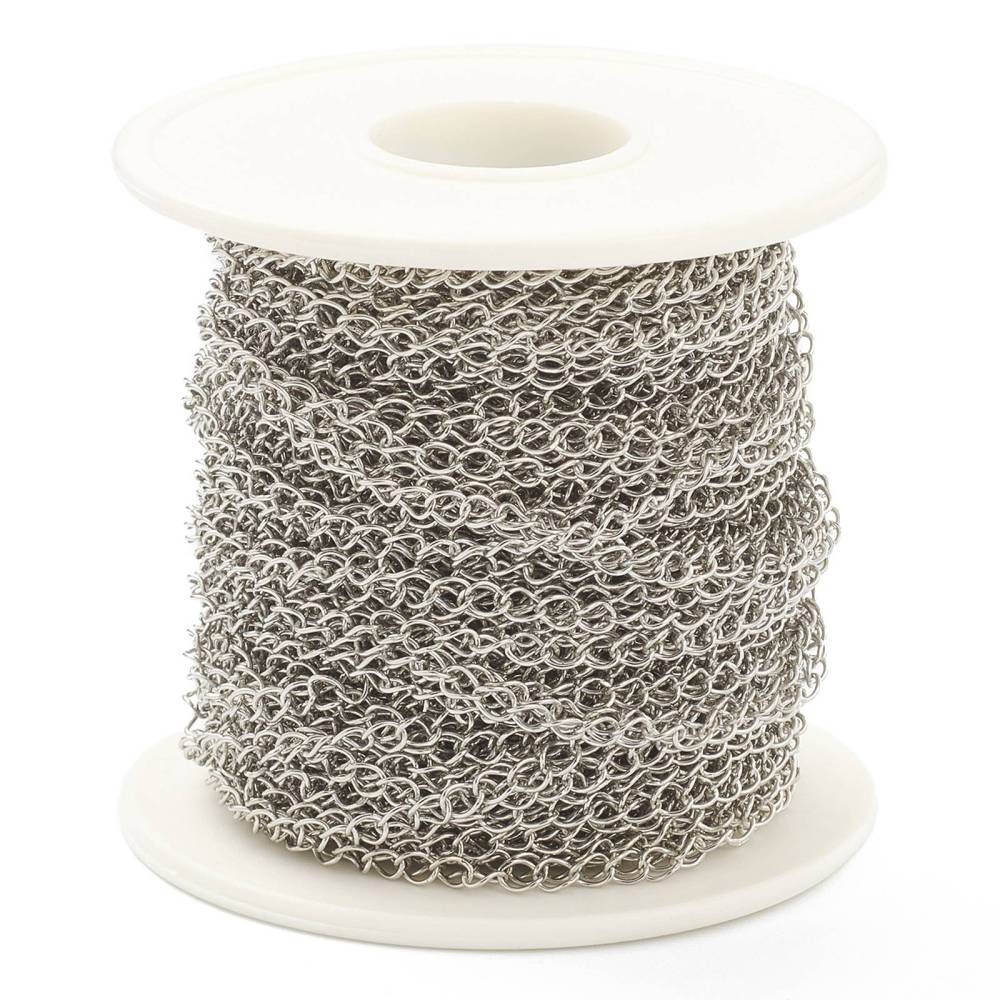5m (16.4 feet) stainless steel soldered curb chain