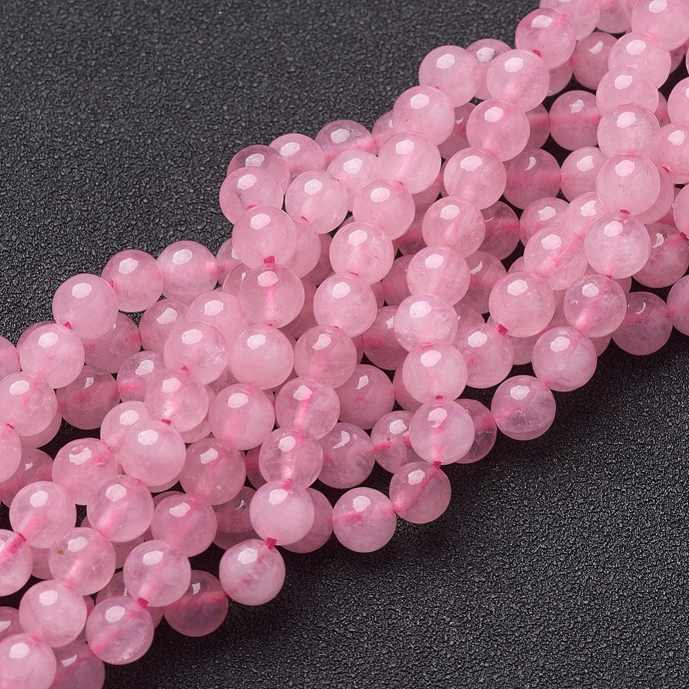 Perles Naturelles en Quartz Rose
