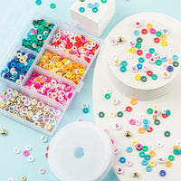 Kit de perles pour la fabrication de bijoux et bracelets, 1160 pièces