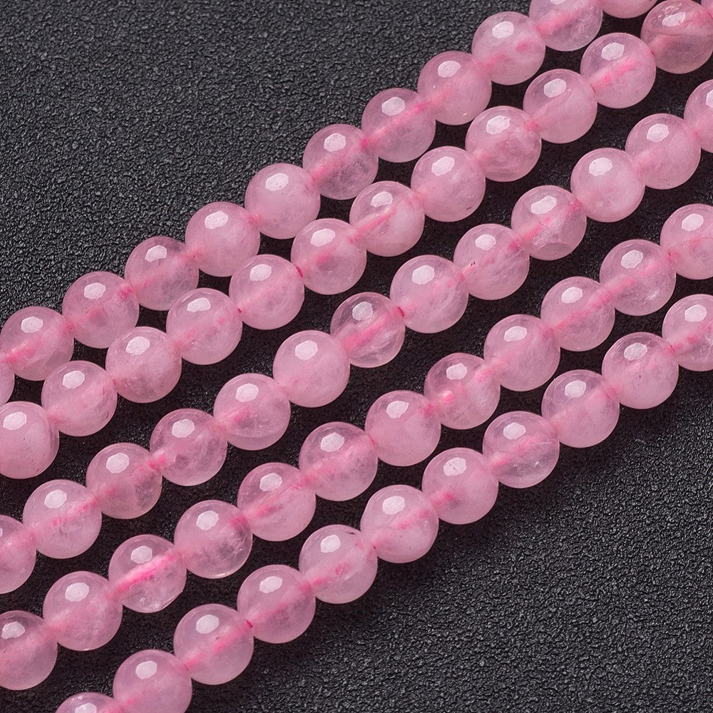 Perles Naturelles en Quartz Rose