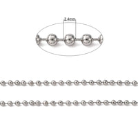 5 meters (16.4 feet) Stainless Steel Ball Chain