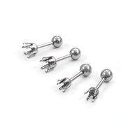 2 supports de strass pour boucles d'oreilles à vis 