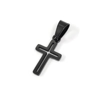 1 stainless steel cross pendant 18mm