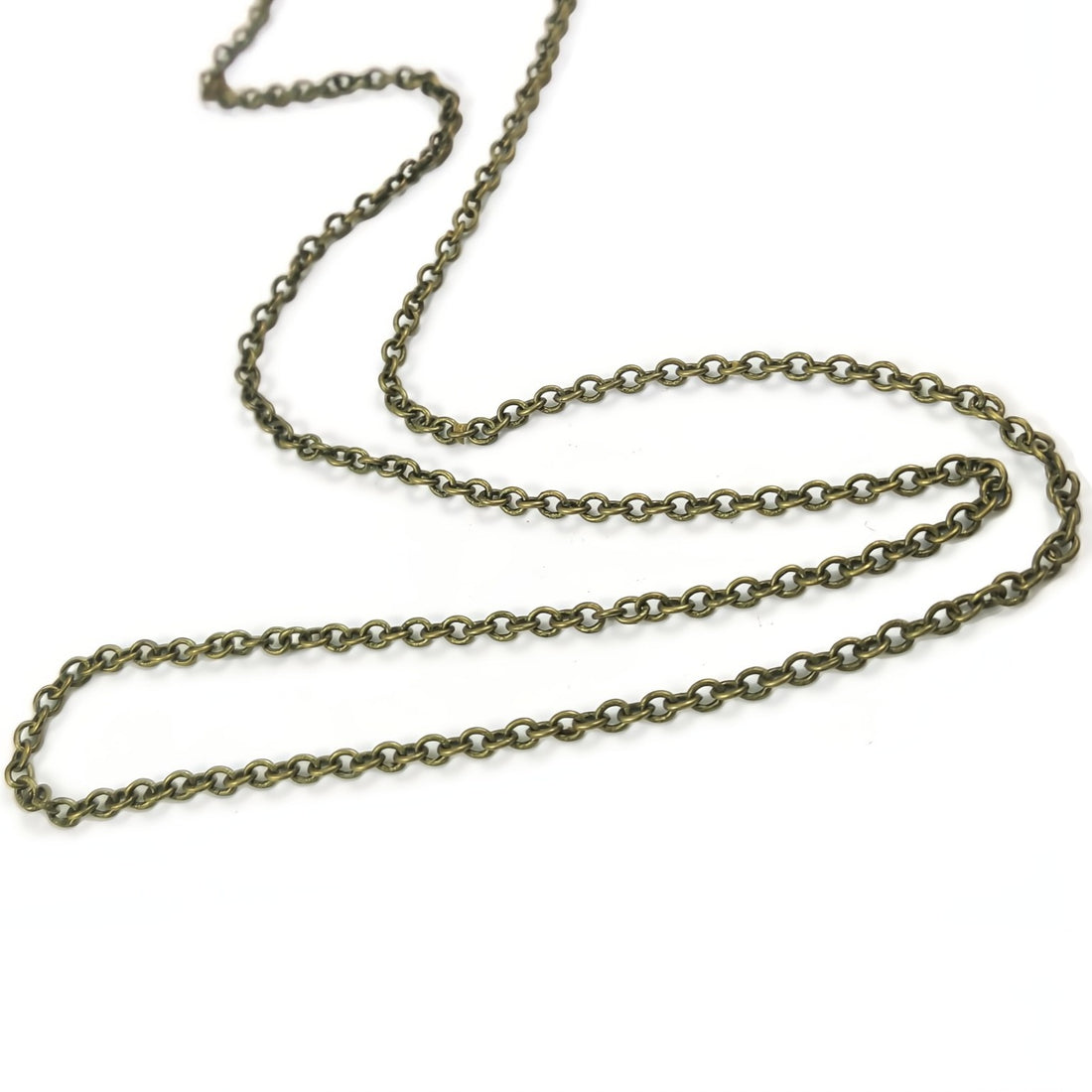 Chaine câble ovale bronze