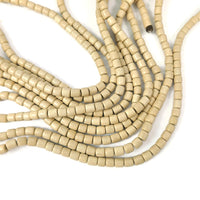 6mm exotic wood tube beads