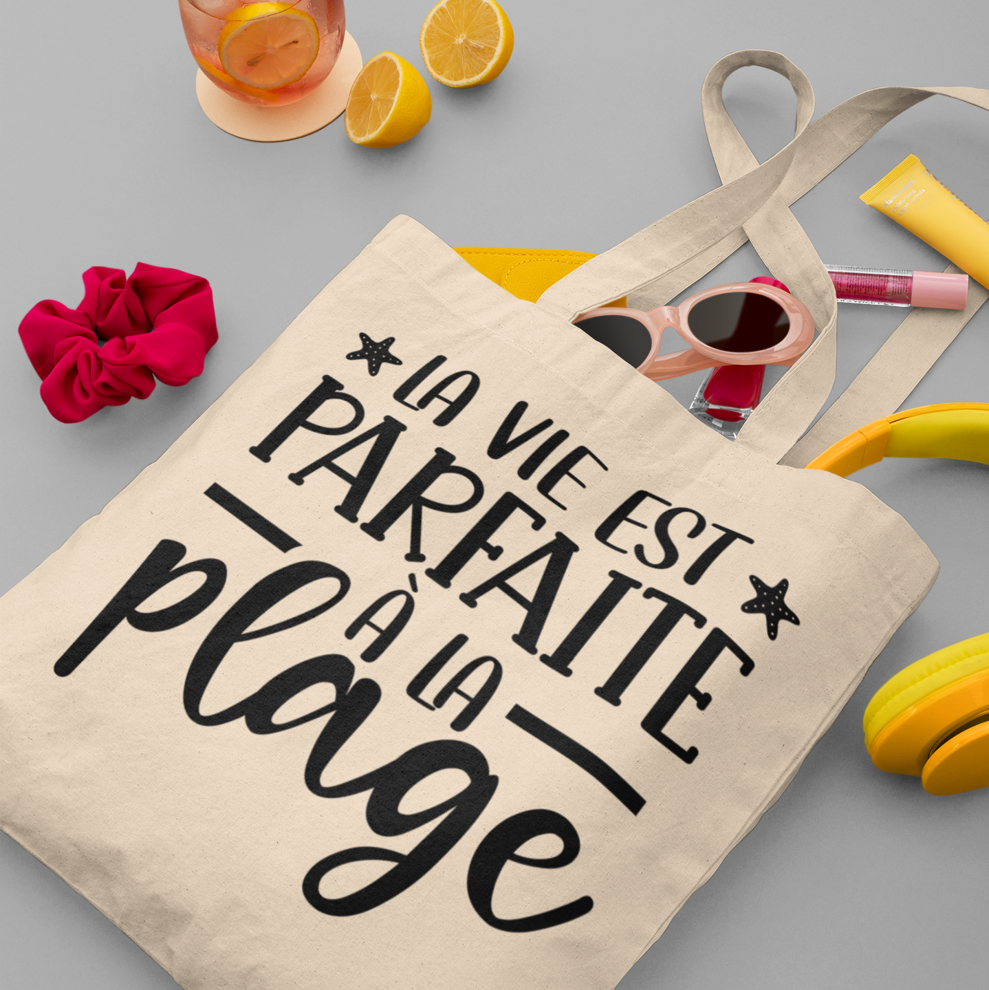 La vie est parfaite à la plage
