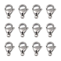 5 Surgical steel lobster clasps